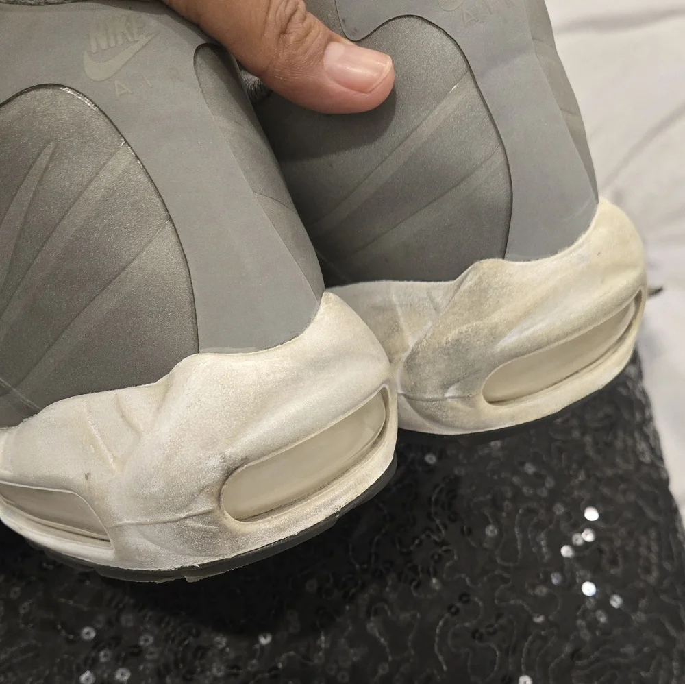 Nike Gray and Yellow Men's Shoes‎